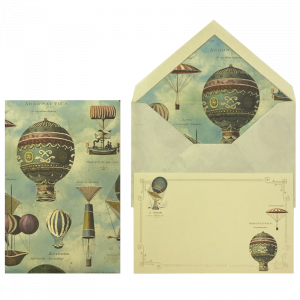 Globos e inventos set de sobres y tarjetas pequeño