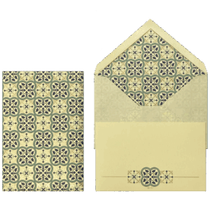Cuadrilobo set de sobres y tarjetas pequeño