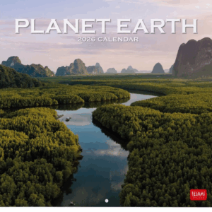 Calendario Pared 2026 Planet Earth
