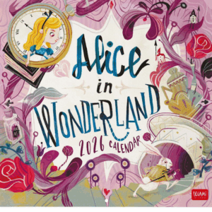 Calendario Pared 2026 Alice in Wonderland