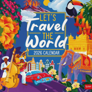 Calendario Pared 2026 Let's Travel the World