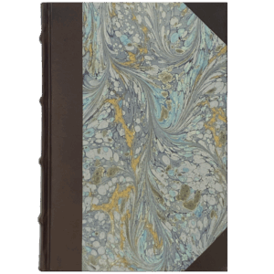 Libreta Aguas azul B5 corte natural