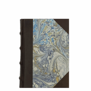 Libreta Aguas azul B6 corte natural
