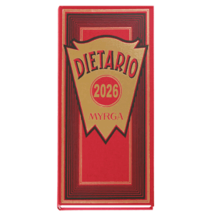 Dietario Myrga 2/3 Rojo 2026