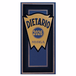 Dietario Myrga 2/3 Azul 2026