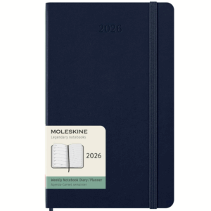 Agenda 2026 Moleskine SV + Notas 13x21 Tapa Blanda Azul Zafiro