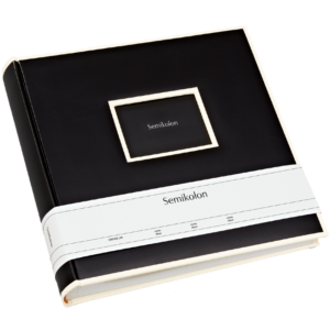 Álbum de fotos Semikolon negro 30 x 30 cm